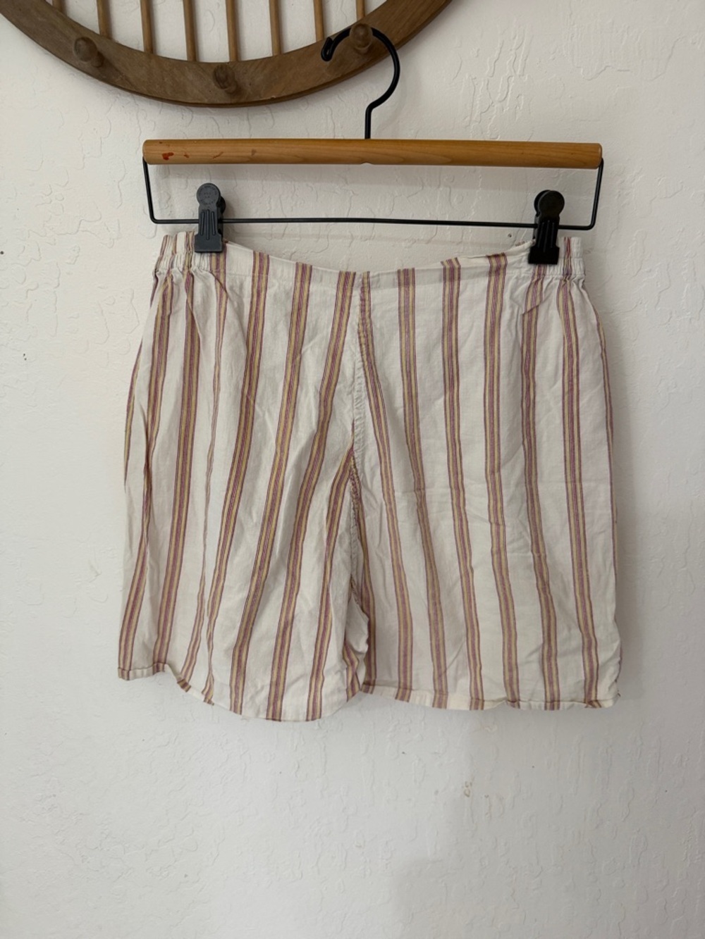 Vintage Lightweight Snap Button Adjustable Waist Boxer Sleep Short Lounge - Picture 4 of 6